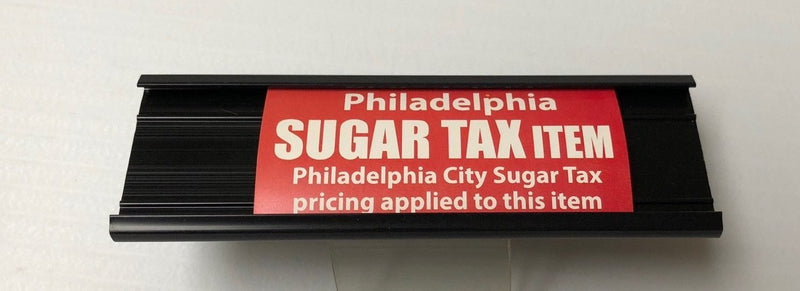 Philadelphia Sugar Tax Price Channel Shelf Strips