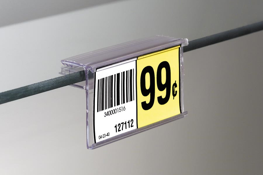 Price Tag-Price Label Holders for Glass Shelves-25 pieces — screengemsinc