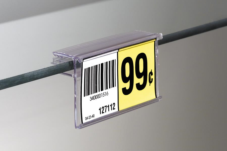 Price Tag-Price Label Holders for Glass Shelves