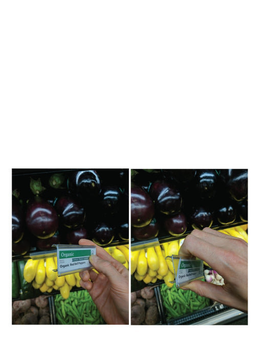 price tag label holders for supermarkets