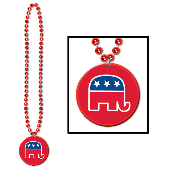 republican beaded necklace