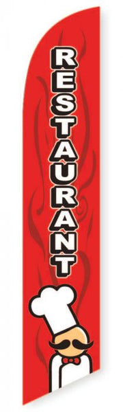 Restaurant Feather Flag Kit
