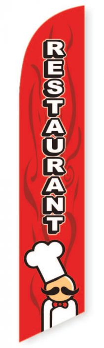 Restaurant Feather Flag Kit