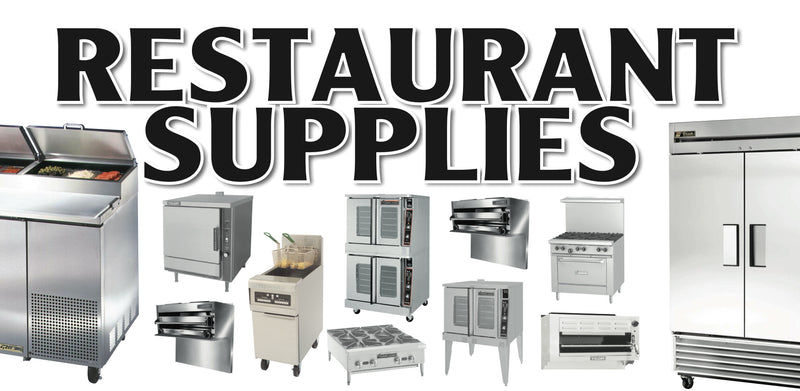 Restaurant Supplies Hanging Sign -28" W x 22" L