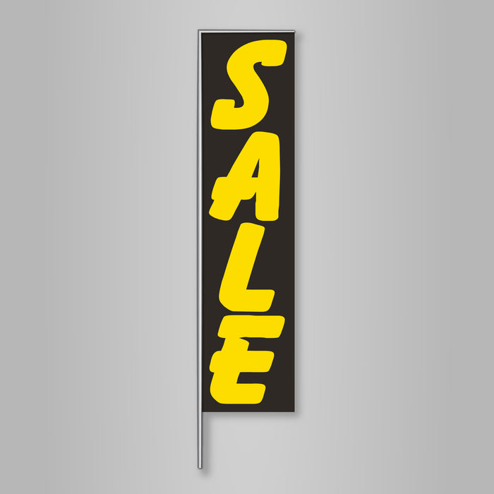 Sale Banner Flag Kit-Black & Yellow