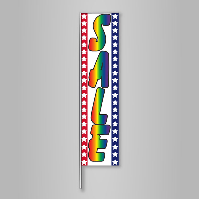 Sale Banner Flag Kit-Rainbow