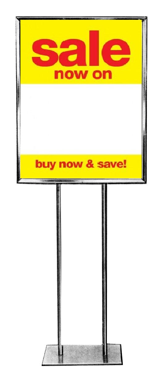 Sale On Now Floor Stand Stanchion Sign