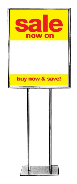 Sale on Now Floor Stand Stanchion Signs- Value Pack