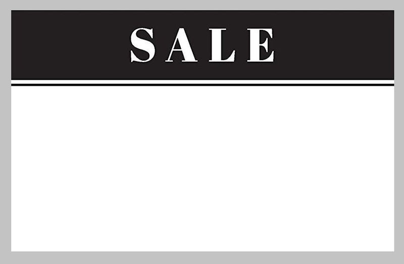 Sale Shelf Signs-Price Cards-11" W x 7" H -10 signs