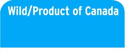 Country of Origin COOL Seafood Label Toppers Set- 250 pieces