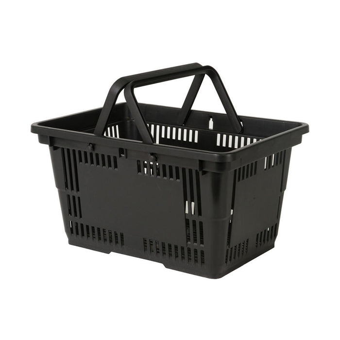 Shopping Hand Baskets Black 5.25 Gallon -12 units