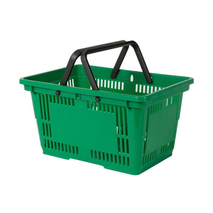 Shopping Hand Baskets Green-7.4 Gallon 12 units