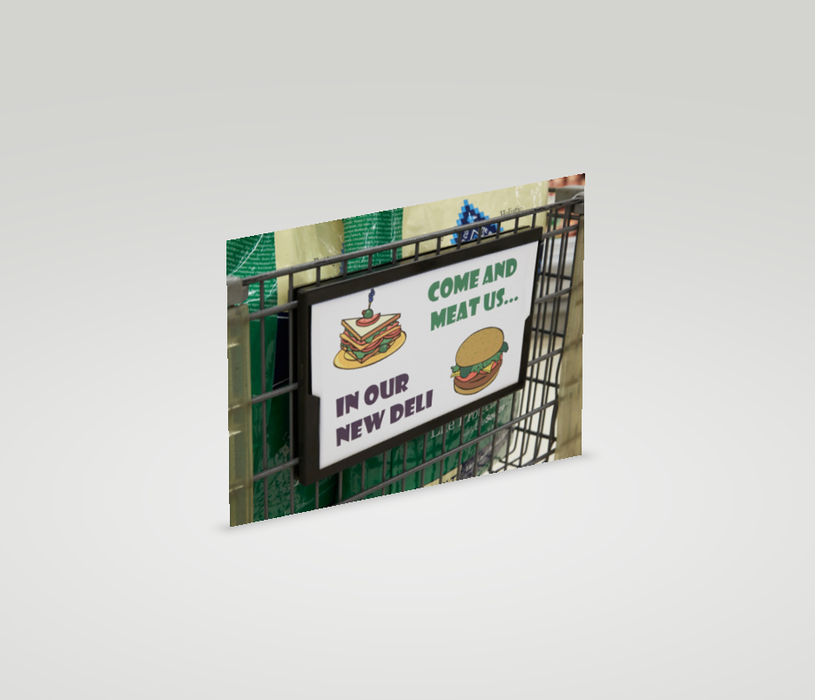 Shopping Cart Sign Frame -40 pieces