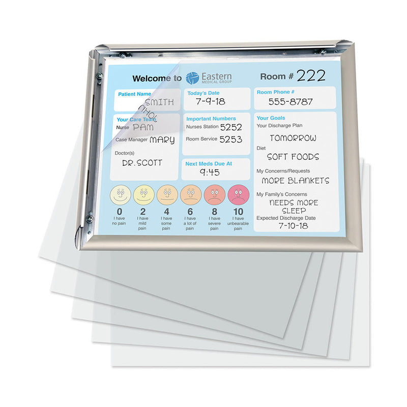 Plastic Sign Covers Protectors 22"x 28"- 5 pieces