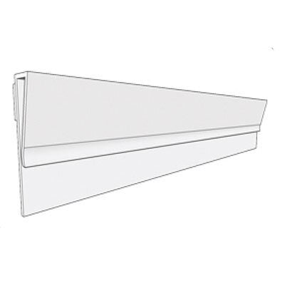 Clear Plastic Adhesive Sign Holders With Gripper - 48"L -10 pack