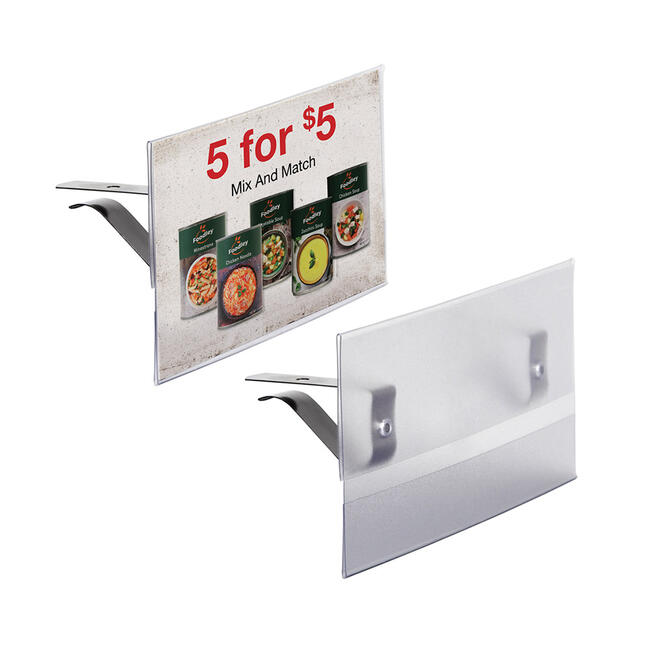 Sign Holders for Glass Shelves- 25 pieces