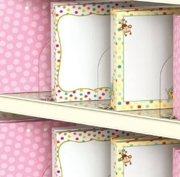 Slant Shelf Dividers- 10 pieces