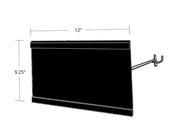 Pegboard C-Channel Sign Holders-12"W x 9"H - screengemsinc