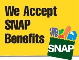 We Accept SNAP Benefits Window Signs Poster-36" W x 48" H