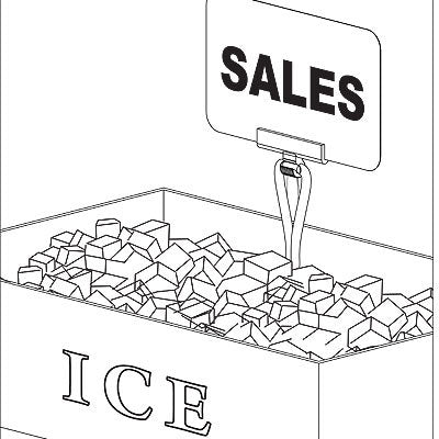 Ice Cream/ Water Ice Spear Sign Holders -25 pieces