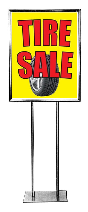 Tire Sale Standard Posters-Floor Stand Stanchion Signs-Value Pack