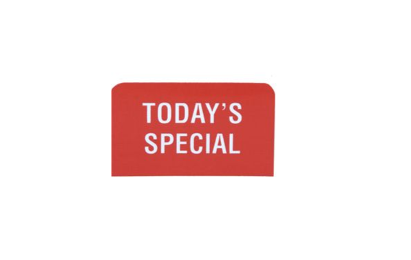 Today's Special Sign Toppers-20 pieces