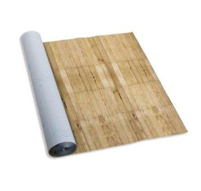 Weathered Wood Corrugated Base Pallet Wrap