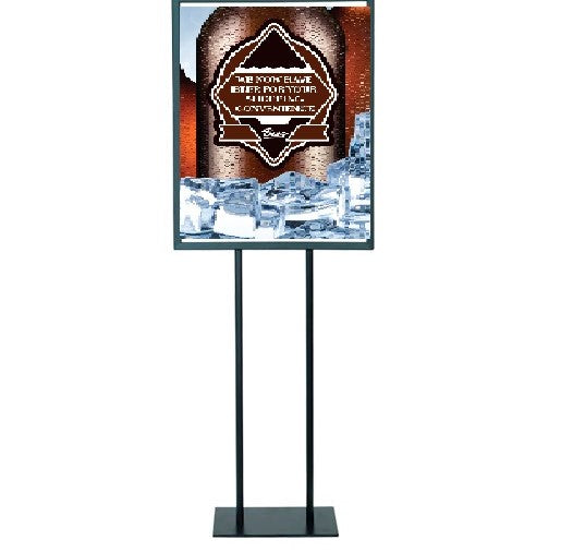 We Now Have Beer Floor Stand Stanchion Signs-22" W x 28" H