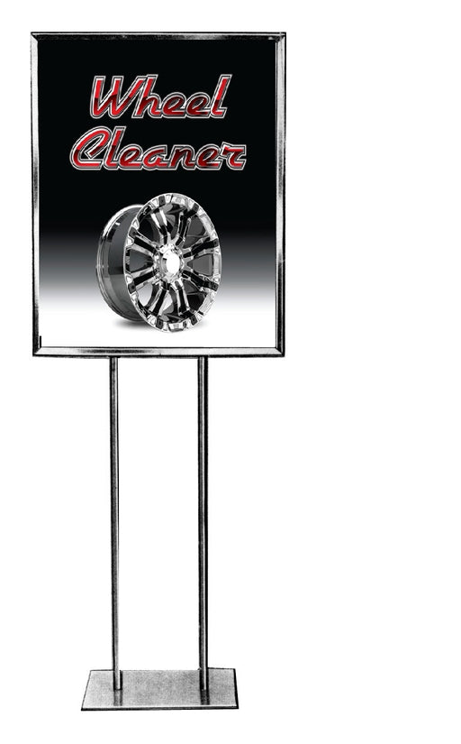 Floor Stand Stanchion Sign Holders & Stanchion Signs For Car Wash & Au ...