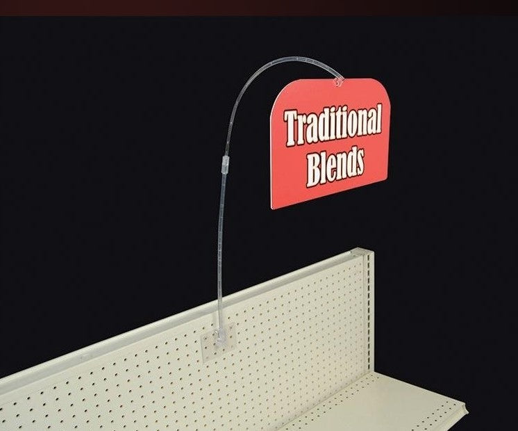 Sign Holder-Sign Wobbler for Pegboard-10 pieces