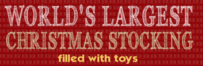 Giant Christmas Toy Filled Stocking Sweepstakes-Contest Giveaway- Promotional Item-8' - screengemsinc
