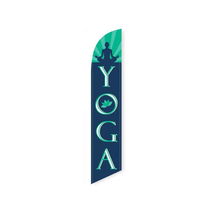 Yoga Feather Flag