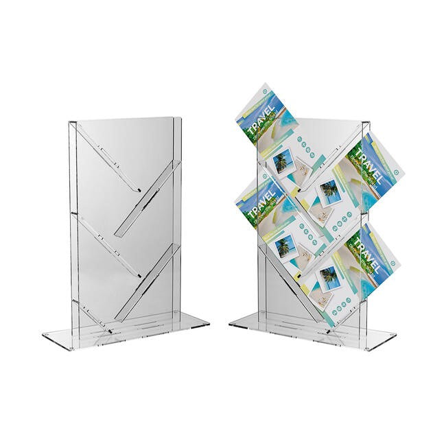 Countertop Zig-Zag Brochure/Literature Holder